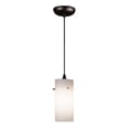 thumbnail image 2 of PLD-F4-454LEDWT/BK-WAC Lighting-Dax Monopoint Pendant 1 Light-5.13 Inches Wide by 11.75 Inches High White  Black Finish with White Glass, 2 of 8