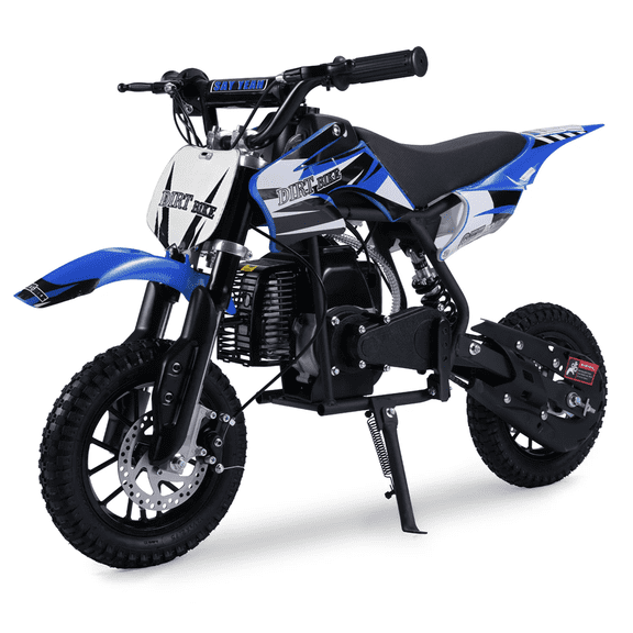 SAY YEAH 50cc dirt bike, Perfect Starter Kids Dirt Bike for adventure,Sturdy Gas Dirt Bike for Kids,Red