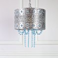 thumbnail image 2 of River of Goods 15566 Poetic Wanderlust by Tracy Porter 14.5 in. Mattei Jeweled Metal Hanging Lamp with Cascading Crystals, 2 of 5