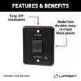 thumbnail image 3 of Interruptor Interior Solera 40 amperios con Placa color negro, 3 of 6