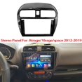 thumbnail image 2 of Fascia de radio de coche LANNMXG panel estéreo de tablero con pantalla doble de 9 pulgadas para Attrage//space 2012-2019, 2 of 5