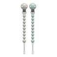 thumbnail image 1 of Pinzas para chupetes Dr. Brown's de silicona, ajuste universal, 0-18 m, paquete de 2, 1 of 9