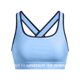 thumbnail image 2 of Sujetador deportivo Under Armour Crossback Mid Impact para mujer azul XS, 2 of 5