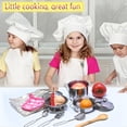 thumbnail image 3 of Set de juegos de cocina Pretend Play para niños, ollas y sartenes, 3 of 6
