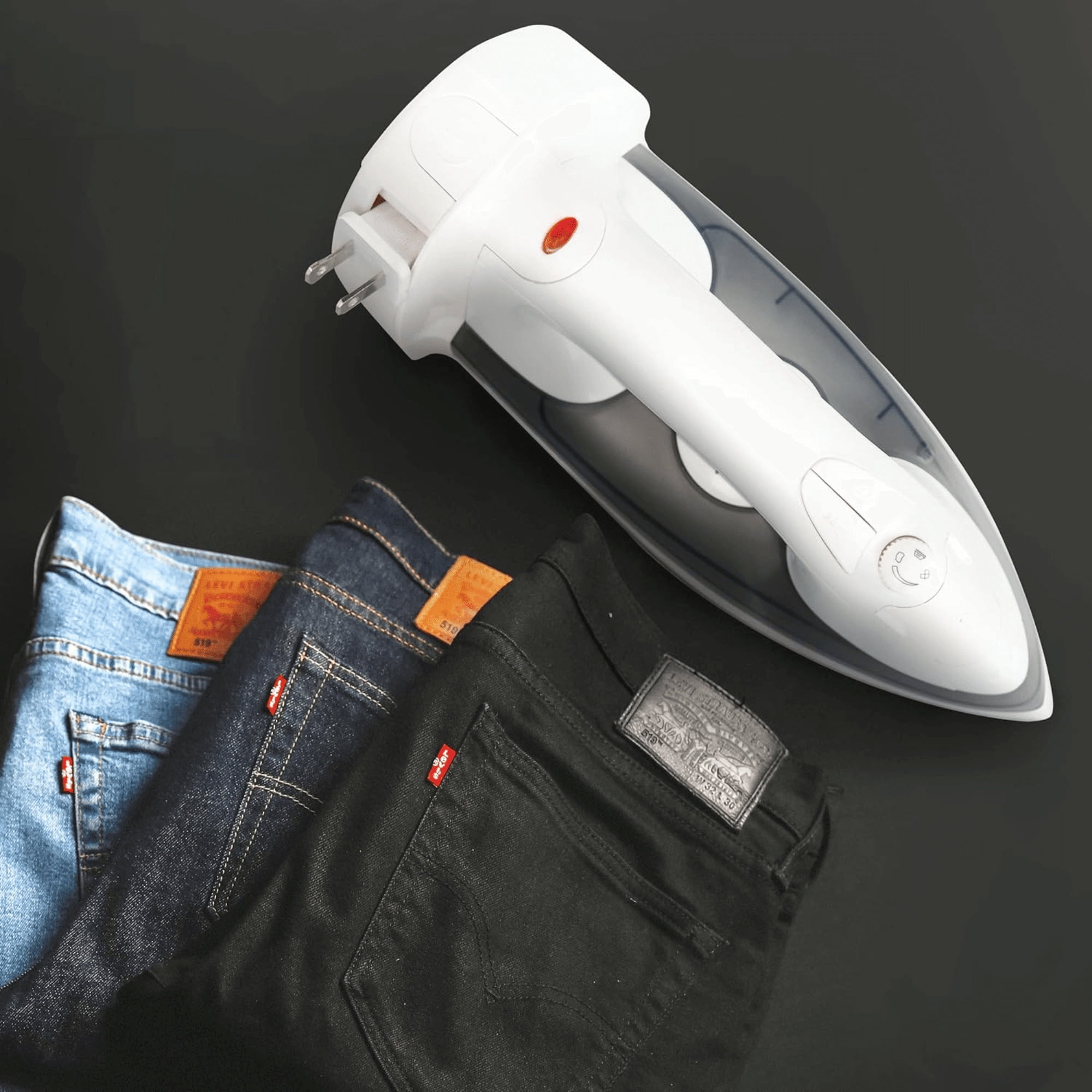 Impress 1200 Watt Cord Winder Garment Iron in Black