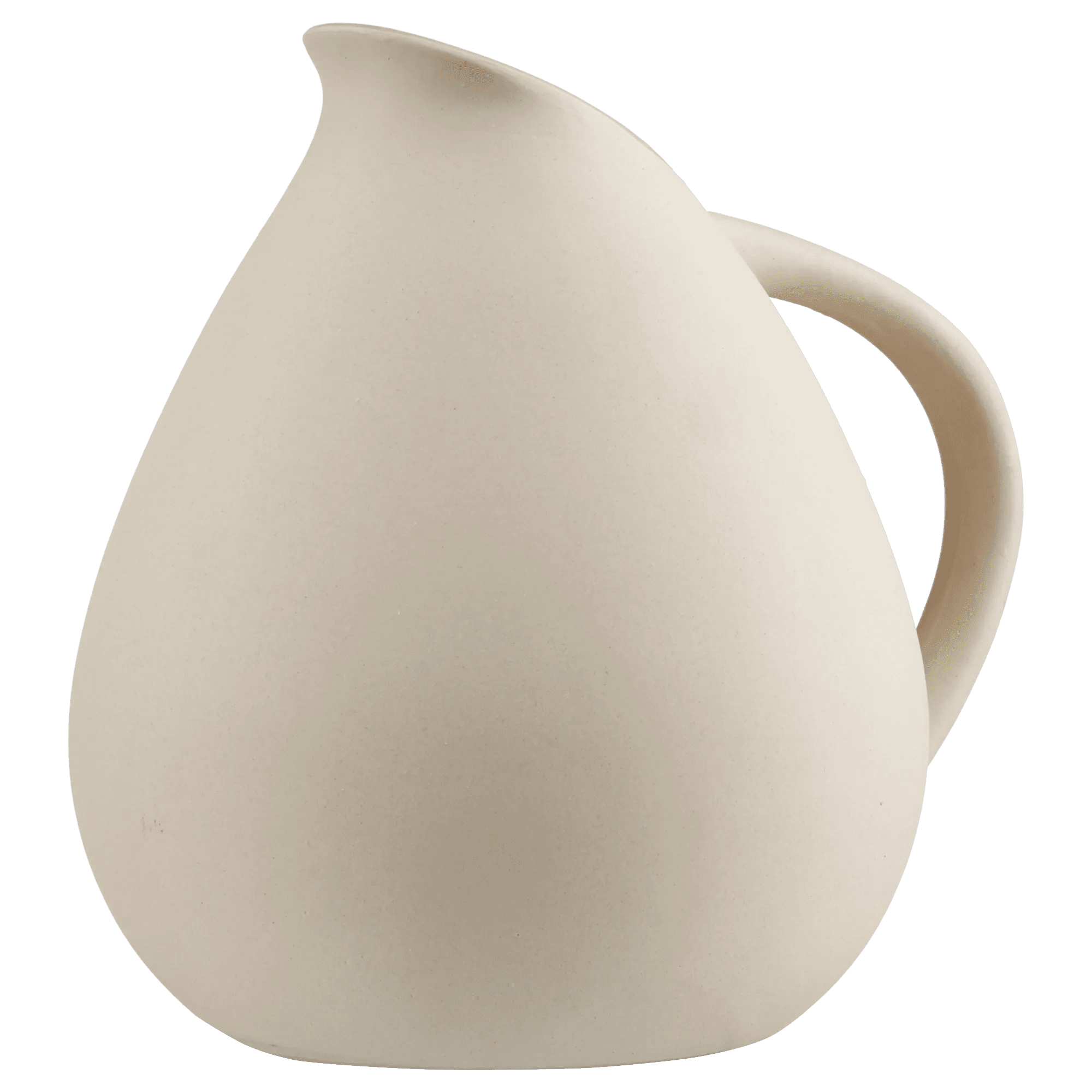 Bouclair vase with handle, Textured ceramic vase