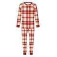 thumbnail image 5 of Mens Christmas Sleepwear Set Xmas Shirt and Pants Plaid Print Pajama Set Lightweight Nightwear Relaxed Fit Loungewear, 5 of 5