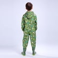 thumbnail image 6 of Boys Waterproof Dinosaur Print One Piece Rain Suit for Outdoor Playing Rainy Days Full Body Rain Gear 8-9 Years, 6 of 6