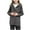 Dark Gray, variant on Youth Girls Waterproo𝖿 Rain Jacket Long Sleeve Windbreaker Zip Button Hooded Coats With Pockets Camping Coat For Teen Back-to-School Windproof Rain Jacket