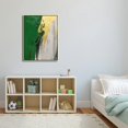 thumbnail image 4 of Nawypu Abstract Green and Gold Canvas Wall Art Geometric Abstract Painting Dark Green Painting for Walls Large Minimalist Abstract Art Green and Gold Posters for Living Room Bedroom Decor, 4 of 4