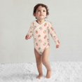 thumbnail image 4 of Xecao Strawberries Print Baby unisex-baby Cotton Long-sleeve Bodysuits-3 Months, 4 of 6
