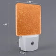 thumbnail image 2 of Fotbe Orange Glitter Luz Nocturna LED, Luz de Noche con Sensor de Luz Natural de Anochecer a Amanecer, Se Enchufa a la Pared, Blanco Cálido 0.5W-US, 2 of 7
