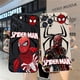 thumbnail image 5 of Funda para iPhone 14 13 12 11 Pro XS Max Mini X XR 7 8 6 6S Plus Color Simple funda de silicona líquida Marvel's Hero Spider-Man, 5 of 5