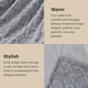 thumbnail image 4 of Manta Bedsure Sherpa, tamaño doble, suave y acogedora, gris, 4 of 6