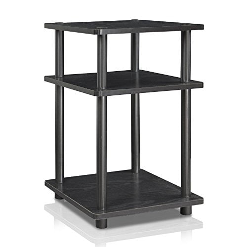 Furinno 15095Bw/Bk Turn-N-Tube Easy Assembly Multipurpose Shelf Blackwood