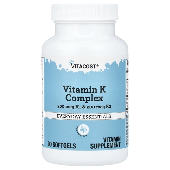 Vitacost Vitamin K Complex, 90 Softgels