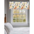thumbnail image 3 of Thanksgiving Fox Valances for Windows Retro Fall Hedgehog Owl Leaves Rod Pocket Curtains Valance Short Window Treatment Drapes for Living Room, Bedroom Bathroom 60"&nbsp;W x 18" L, 3 of 5
