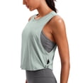 thumbnail image 1 of Musculosa CRZ YOGA de Algodón Pima sin Mangas Jade Gris Talle L, 1 of 6