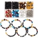 thumbnail image 1 of 1 caja de 300+ piezas DIY 10 juegos de pulseras del sistema solar Kit Universo Galaxia Los Nueve Planetas Guardianes Pulsera Collar Cuentas de ojo de tigre Cuentas de piedras preciosas naturales, 1 of 9