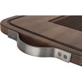 thumbnail image 7 of Viking Acacia Carving Board w/Juice Well & Metal Handles (23" x 14" x 1.0"), 7 of 7