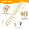 thumbnail image 4 of EEEkit Handmade Lotus Wood Back Massage Roller Rope, Wood Therapy Cellulite Massage Tool for Body Shaping, Portable Self Massager for Back Neck Shoulders Feet Arms Legs Pain Relief, 40.5inch, 4 of 6