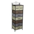 thumbnail image 1 of Household Essentials 8044-1 Victorian 8 Drawer Tower | Storage Dresser or Chest | Black, 1 of 2