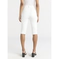 thumbnail image 3 of Sofia by Sofia Vergara Women's and Women's Plus Denim Trouser Capri Pants, Sizes 2-28W, 3 of 5