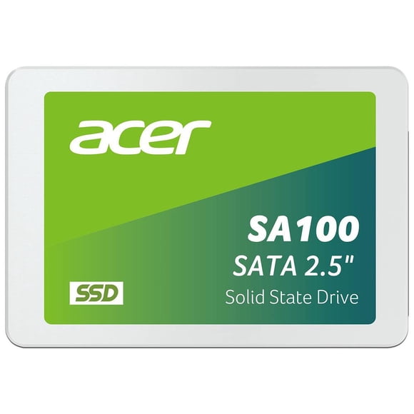 Unidad de Estado Sólido Acer SA100 de 480 GB 2.5 SATA III 6Gb/s