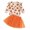 Orange, variant on Elippeo Toddler Girls 2Pcs Halloween Outfits Long Sleeve Pumpkin Print Sweatshirt   Tulle Skirt Set Baby Clothes 12 18 24 Months 3 4 5 6 Years