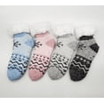 thumbnail image 4 of ONE PAIR Snuggle Feet Women's Ultra Soft Sherpa Fleece Lined Slipper Socks, Comfy Booties With Grippers, Warm Winter Socks, 4 of 7