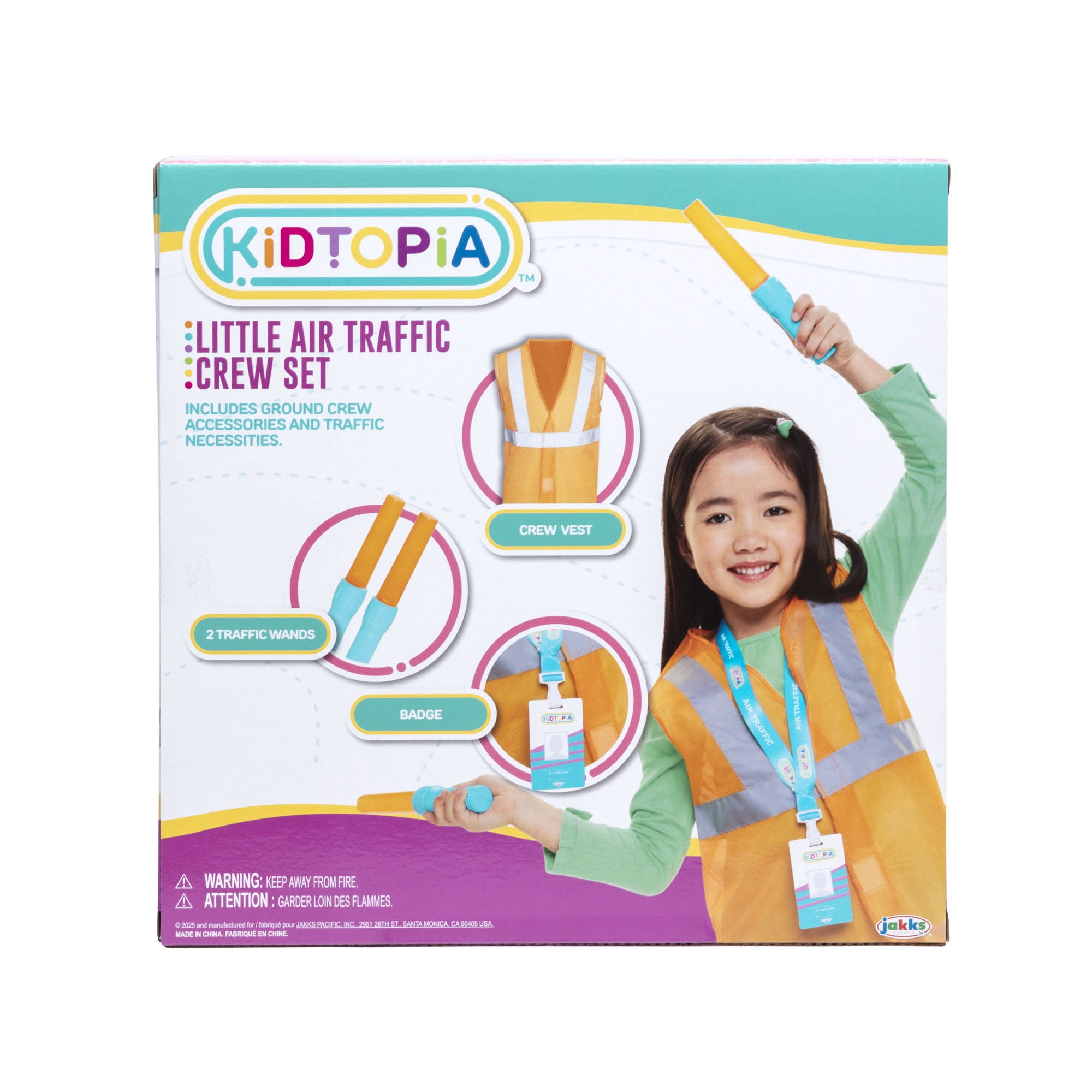 Kidtopia Air Traffic Ground Crew Play Set for Ages 3 and Up