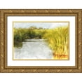 thumbnail image 1 of Murdock, Ramona 24x17 Gold Ornate Wood Framed with Double Matting Museum Art Print Titled - Marshy Wetlands No. 2, 1 of 4