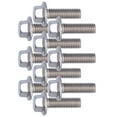 thumbnail image 1 of Loewten Flanged Hex Head , 10Pcs Screw Bolts For Fastening, 1 of 8
