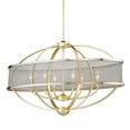 thumbnail image 1 of Golden Lighting 3167-LP OG-PW Colson PW Linear Pendant - Pewter, 1 of 4