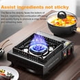 Wobythan Portable Camping Stove Butane Gas Stove Cassette Furnace Outdoor Travel Picnic Cooker Camp Stove Hiking Cookware