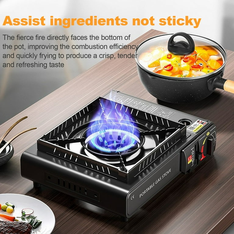Jadeshay Propane Gas Cooktop 3 Burners Gas Stove Portable Gas Stove  Thickened Stainless Steel Double Burners Stove Auto Ignition Camping Double  Burner LPG for RV,Apartments,Outdoor 