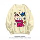 thumbnail image 1 of Suéter de cuello redondo Kawaii Crayon Shin-chan, moda de Anime japonés, abrigo suelto de algodón estampado de felpa, Top Unisex para parejas, otoño Y2K, 1 of 4
