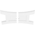 thumbnail image 2 of 36"W x 24"H x 2"ID x 7 3/4"C x 1"P Haven Architectural Grade PVC Contemporary Ceiling Medallion, Two Piece, 2 of 11
