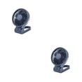 thumbnail image 2 of Matsuzay Ventilador portátil Motor sin escobillas Ángulo ajustable Recargable Desmontable Lavable 5V Ventiladores de refrigeración para Azul 2piezas, 2 of 6