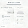 thumbnail image 7 of Pointehaven 300 Thread Count Long Staple Cotton Lace 4 pc Ecru Sheet Set, Full, 7 of 7
