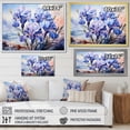 thumbnail image 4 of Designart "Meadow Iris II" Floral Canvas Art Print, 4 of 5