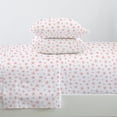 thumbnail image 3 of Great Bay Home Coastal Microfiber Wrinkle Resistant Sheet Set  (King, Starfish - Coral), 3 of 6