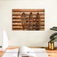 thumbnail image 3 of Elephant Stock Vintage Snow Shoes Wall Art - Horizontal Canvas Wall Art - Living Room Wall Decor - Hobbies And Lifestyle Canvas - Brown And Beige Decor - 12" x 8", 3 of 8