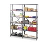 Tennsco Industrial Post Kit, for 36" & 48" Wide Shelves, Medium Gray