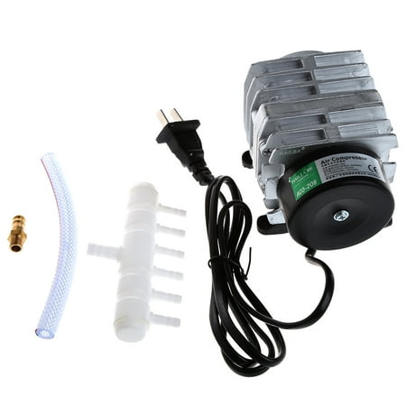 40L/min 25W Electromagnetic Air Compressor Aquarium Oxygen Pond Air Pump Aerator