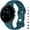 Hidden Green, variant on Slim Bands Compatible with Google Pixel Watch 3 (41mm)/Pixel Watch 2 1, Adjustable Breathable Soft Silicone Sport Replacement Watch Band Straps Wristbands Bracelet for Google Pixel Watch