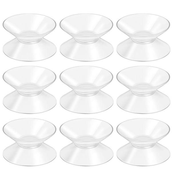 Ventosas de doble cara BESTOMZ de 10 piezas de 30 mm para vidrio y plástico