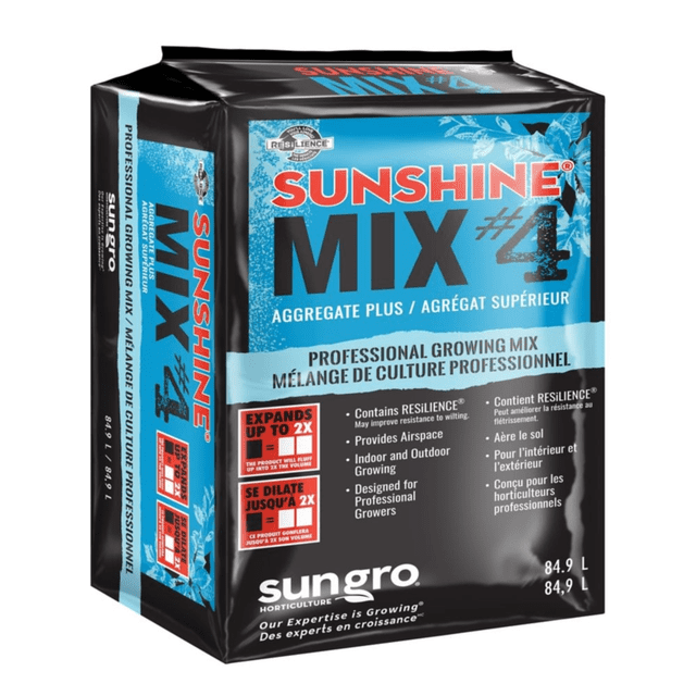 Sunshine 84.9L Sunshine Mix #4 Aggregate Plus Professional Growing Mix Potting Soil