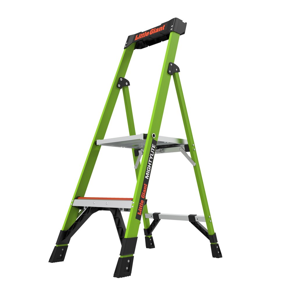 Little Giant MightyLite, 4', 300 lbs. Rated, Fiberglass 2 Step Platform