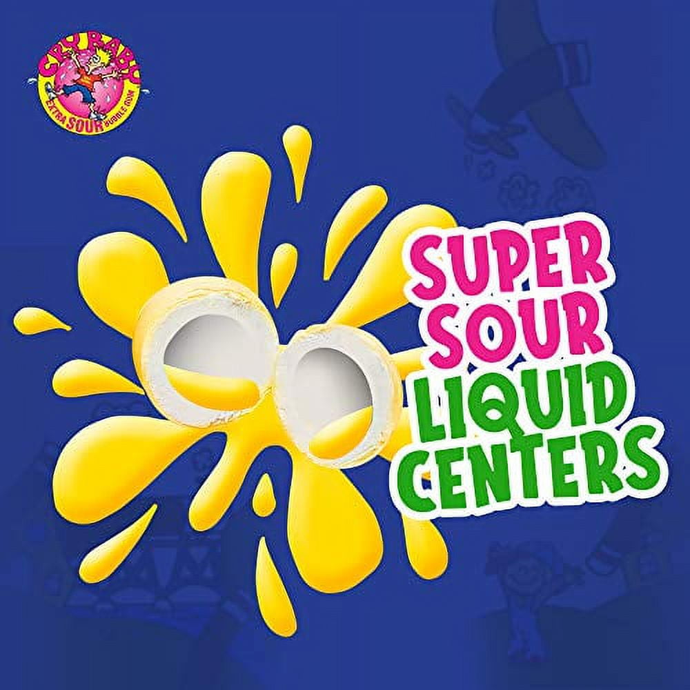 Cry Baby Nitro Sours Extra Sour Bubble Gum - 9-Ball Tube